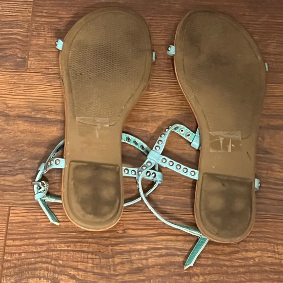 Nine West Turquoise Studded Sandal- Size 6.5 - Picture 2 of 2